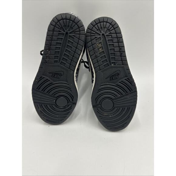 Nike Dunk Sky Hi High Print Hidden Wedge Heel Snake Skin Pure Platinum Size 6.5 - Picture 7 of 8